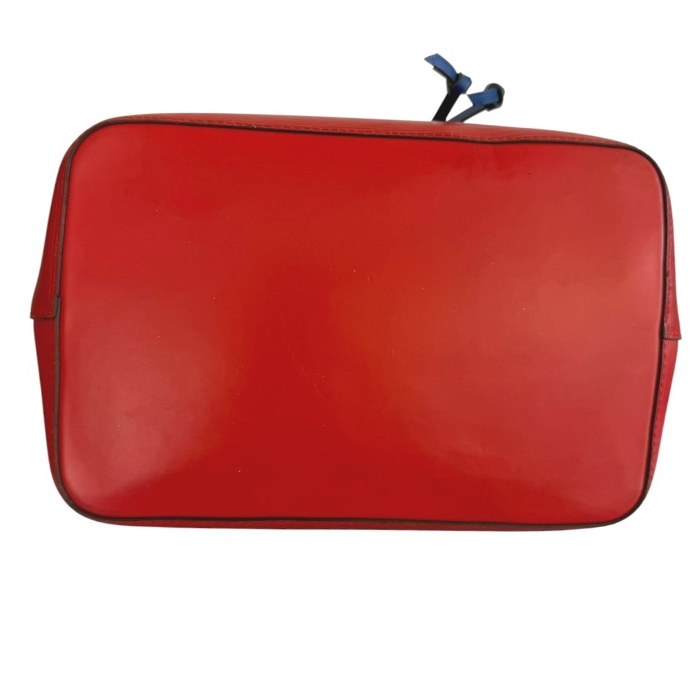 Louis Vuitton NeoNoe MM Epi Leather Red Blue Bucket Bag Shoulder Crossbody - Picture 9 of 16